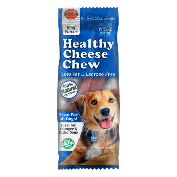 Durkha Healthy Cheese Chew - Peanut Butter - Medium