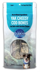 Yak Cheesy Cod Bones 5” with Yak Cheese