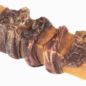 BullyYaker 2-IN-1 CHEWS - Yak Chew Wrapped with Bully Stick - FULL PDQ BOX of Elastitaged Units