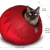 Cat-Bed-Red-Burgundy-scaled-1-600x480