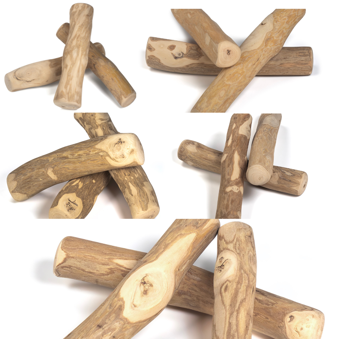 DURKHA COFFEE WOOD CHEWS – Various Sizes – Individually Tagged