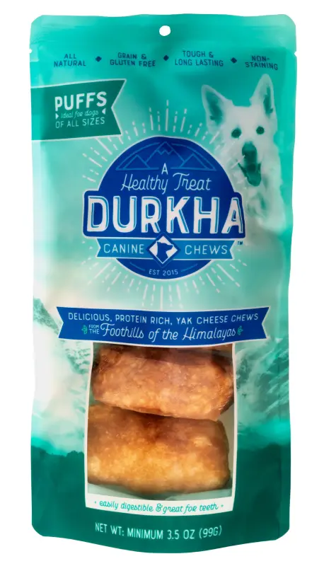 Durkha Dog Chew Packaged Puffs