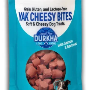 Yak Cheesy Bites with Salmon and Beetroot