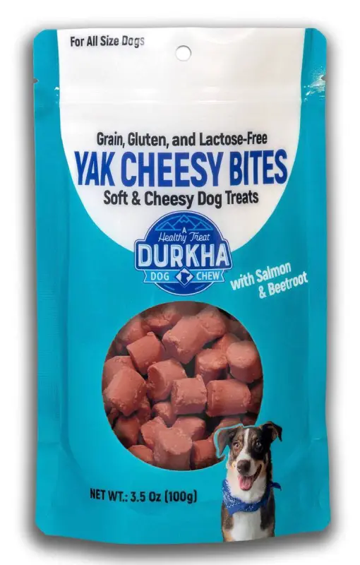 Yak Cheesy Bites with Salmon and Beetroot