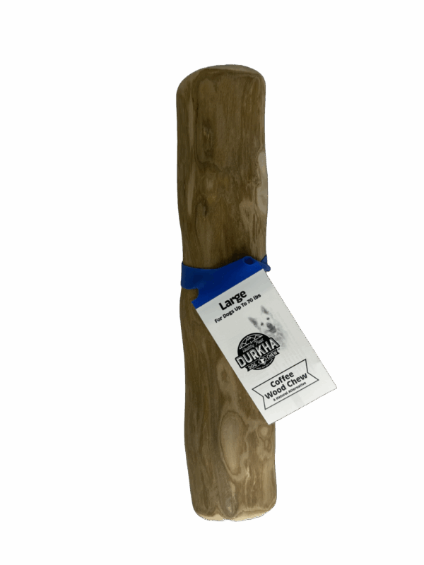 DURKHA COFFEE WOOD CHEWS – Various Sizes – Individually Tagged