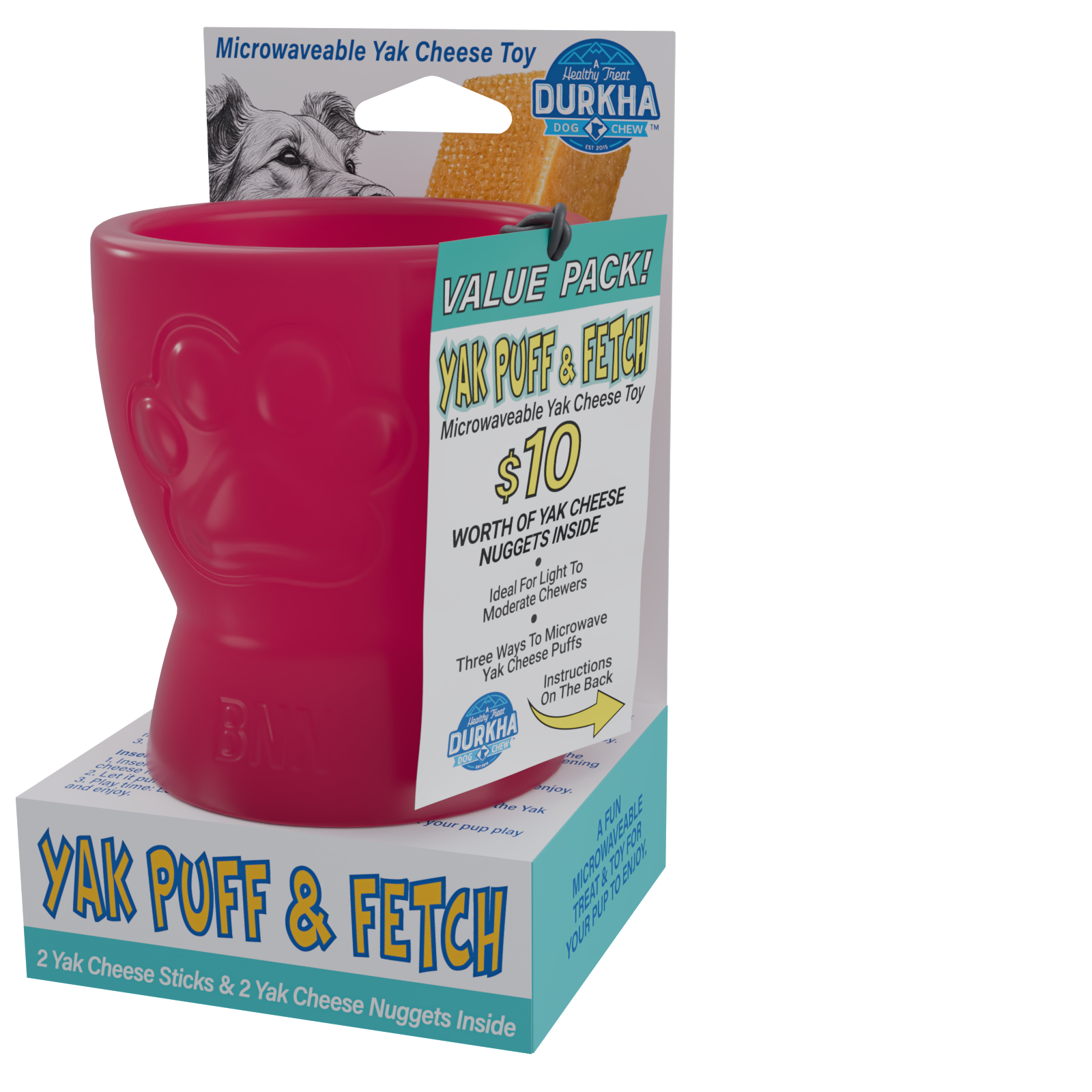 Durkha Puff & Fetch Toy