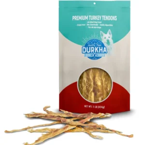Durkha Turkey Tendons with Vegetable Glycerin - 1LB DURKHA BAG (NOT BULK)