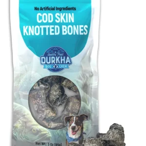 Cod Skin Knotted Bones - Mini