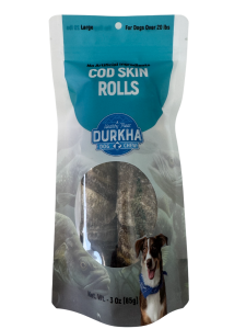Cod Skin Rolls  – 2 Pieces in a bag