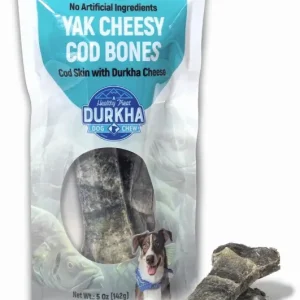 Yak Cheesy Cod Bones 7” with Yak Cheese