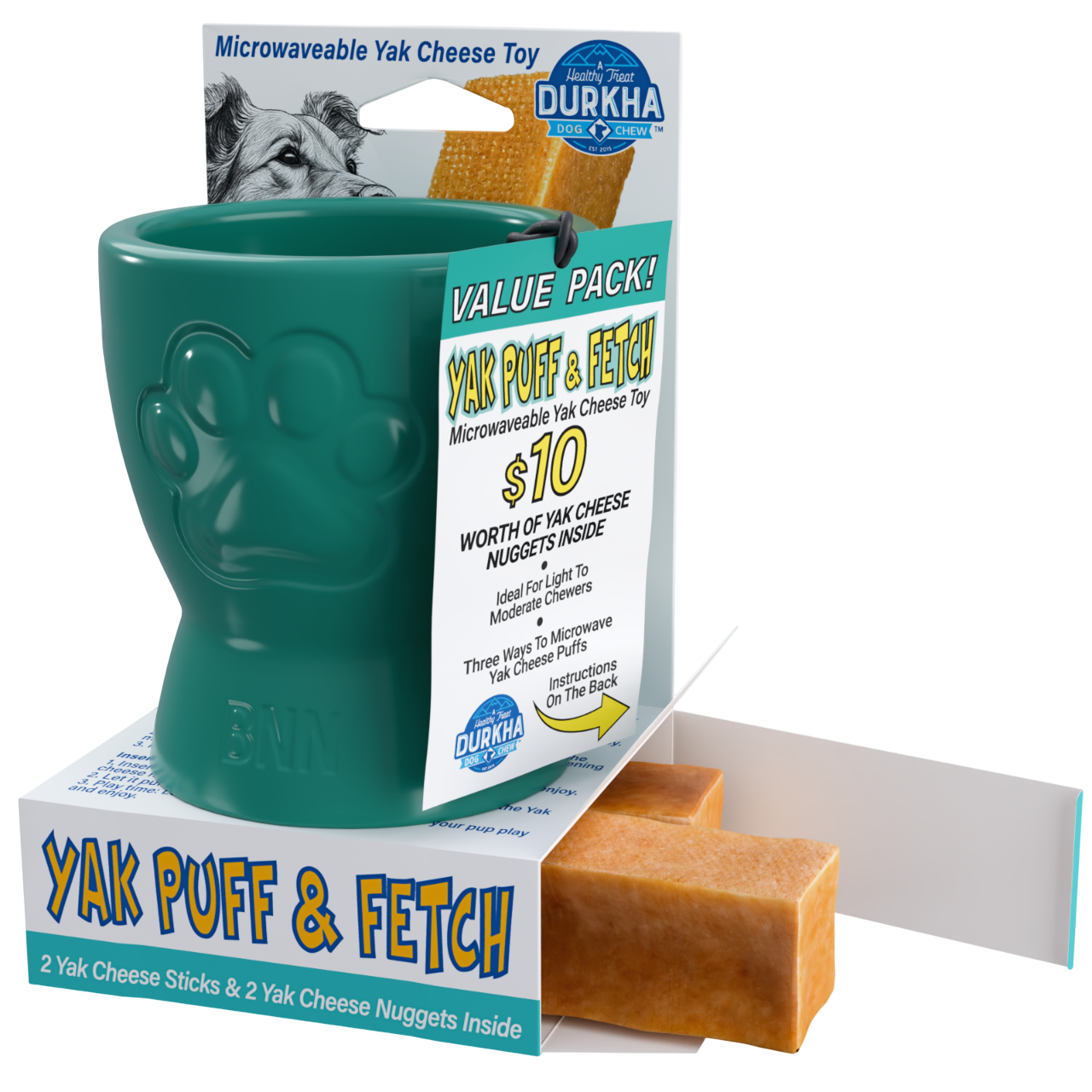 Yak Puff & Fetch Toy