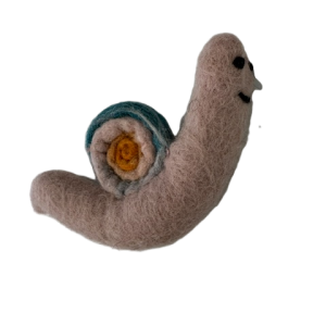 Durkha Felt - SNAIL (5" x 2") - (12X8) BAG - 30 Units